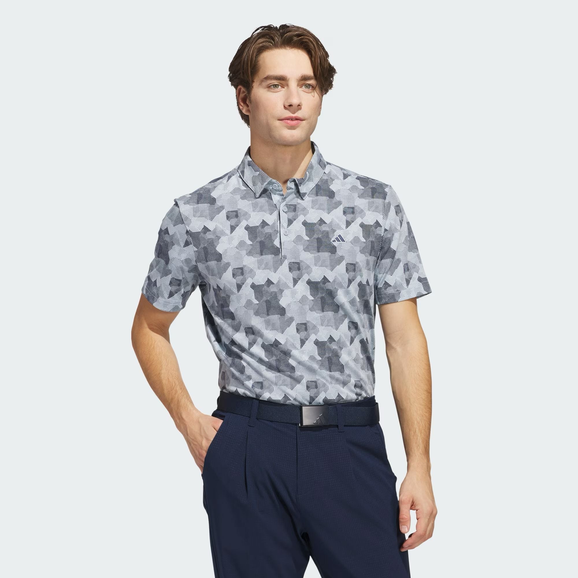 Adidas PolO GO-TO Print wonder blue