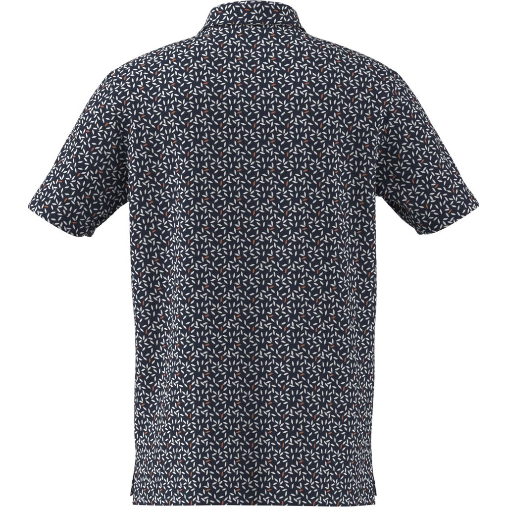 Adidas Polo Imprimé Doux ULTIMATE365+ Marine/Blanc