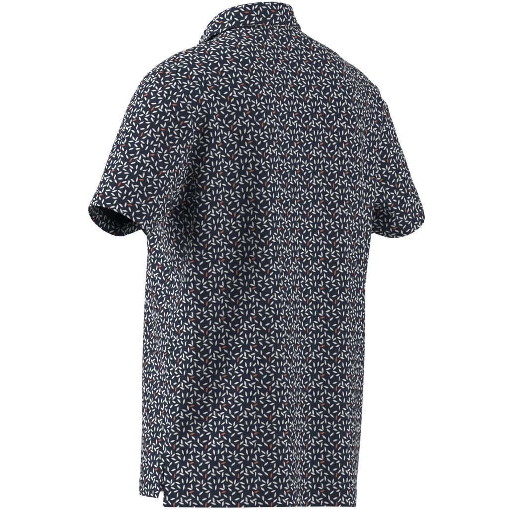 Adidas Polo Imprimé Doux ULTIMATE365+ Marine/Blanc