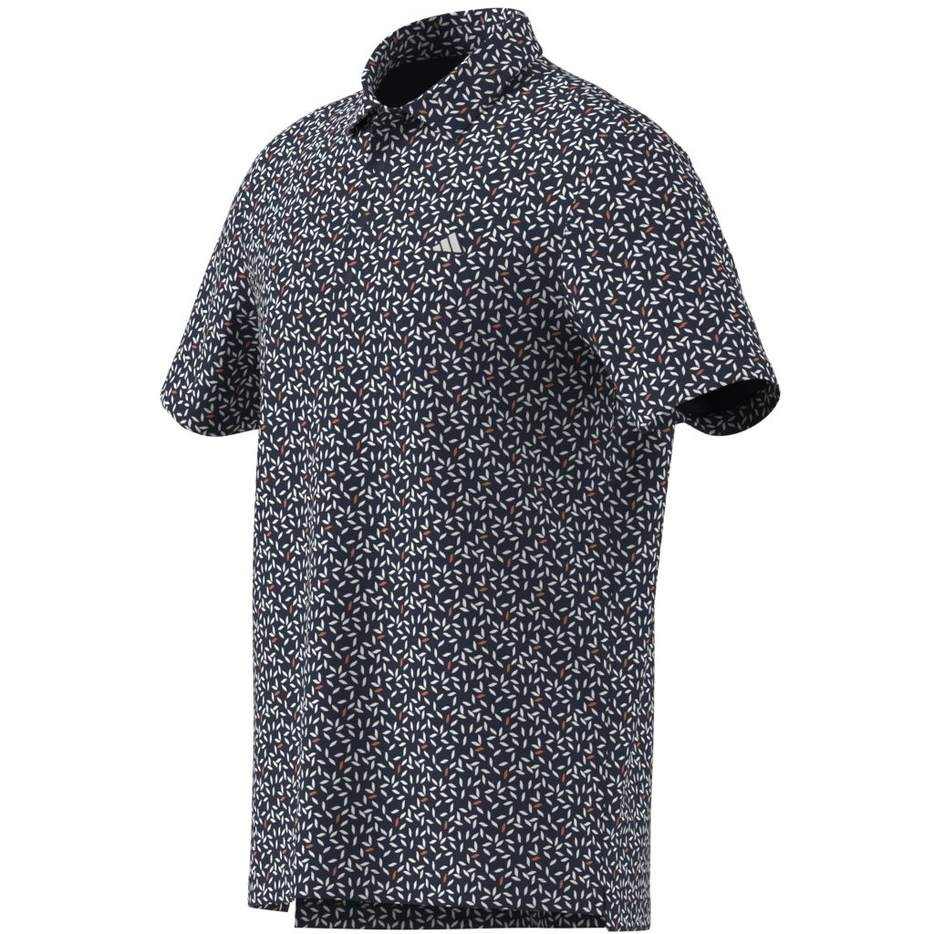 Adidas Polo Imprimé Doux ULTIMATE365+ Marine/Blanc