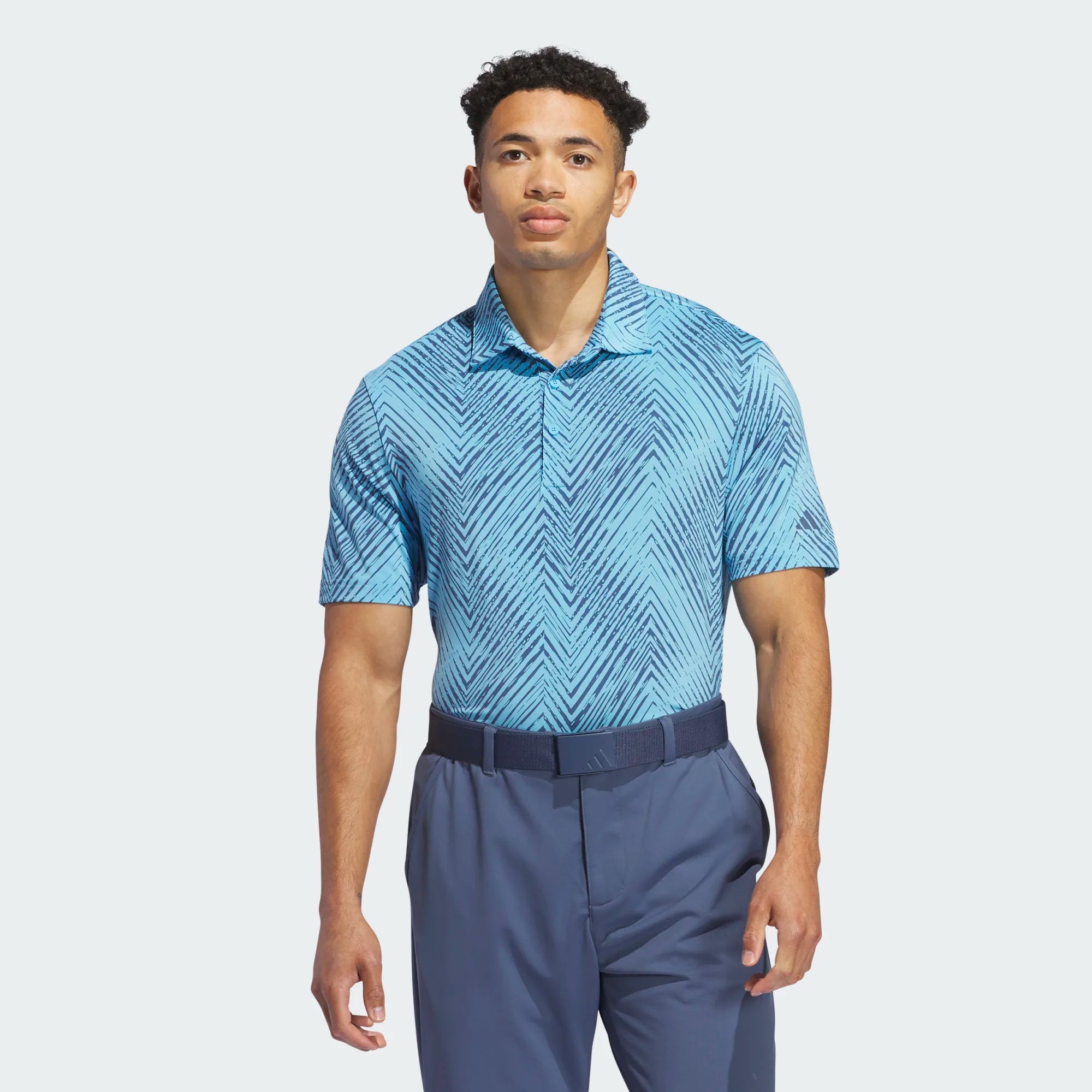 Adidas Polo Ultimate 365 Allover Bleu