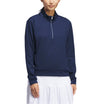 Adidas Pull Femme 1/4 Zip UTL C Bleu Marine
