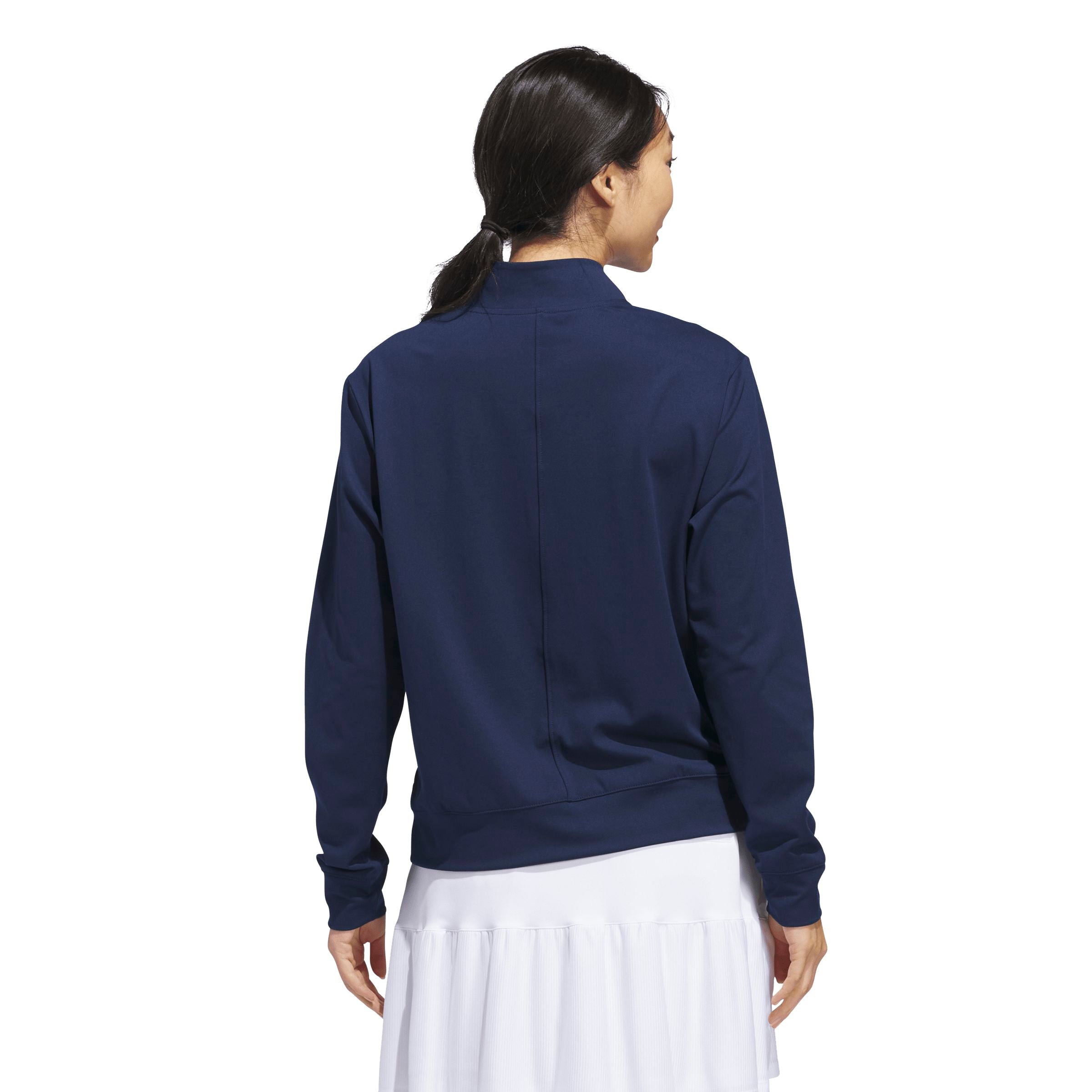 Adidas Pull Femme 1/4 Zip UTL C Bleu Marine