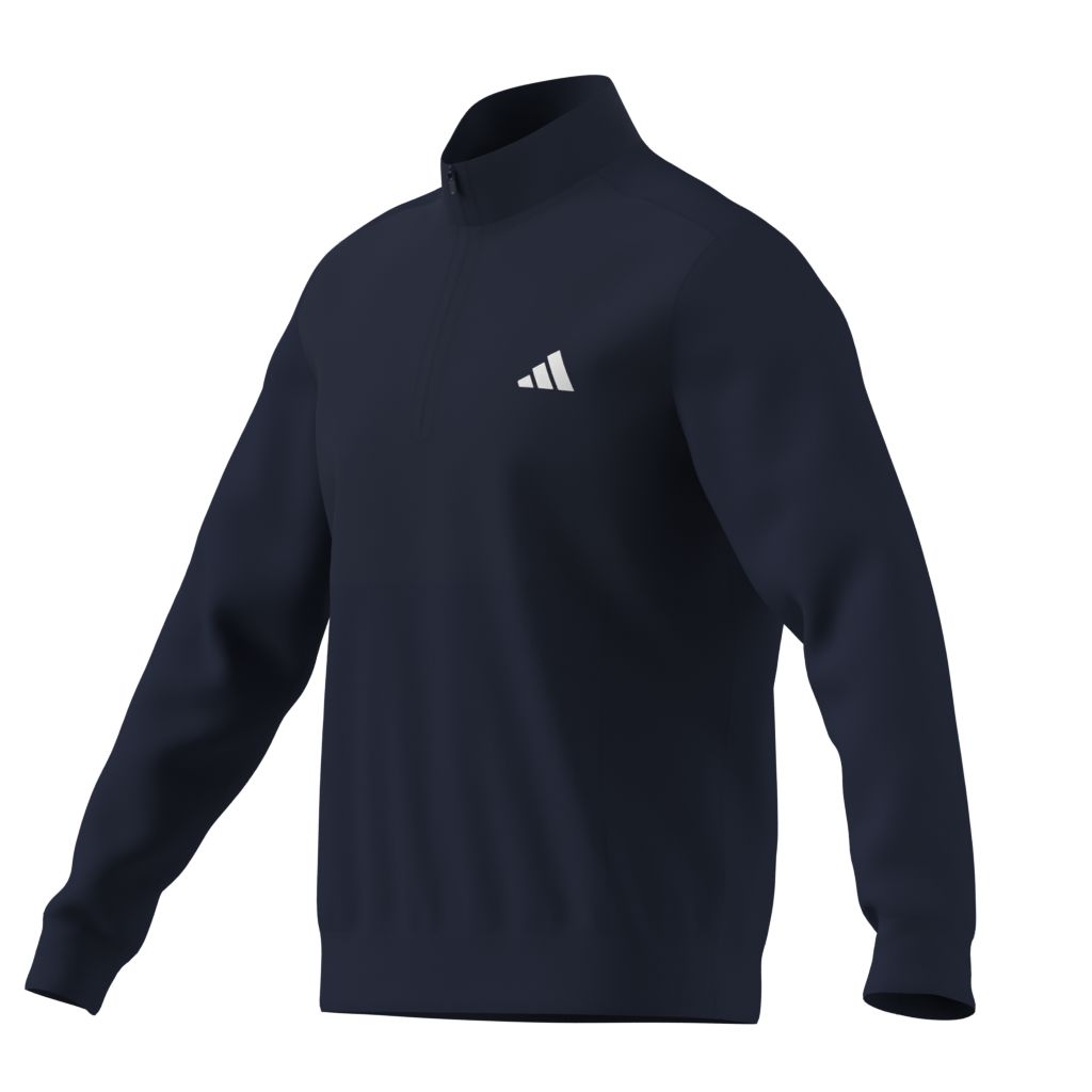 Adidas Sweat-shirt de golf Bleu Marine