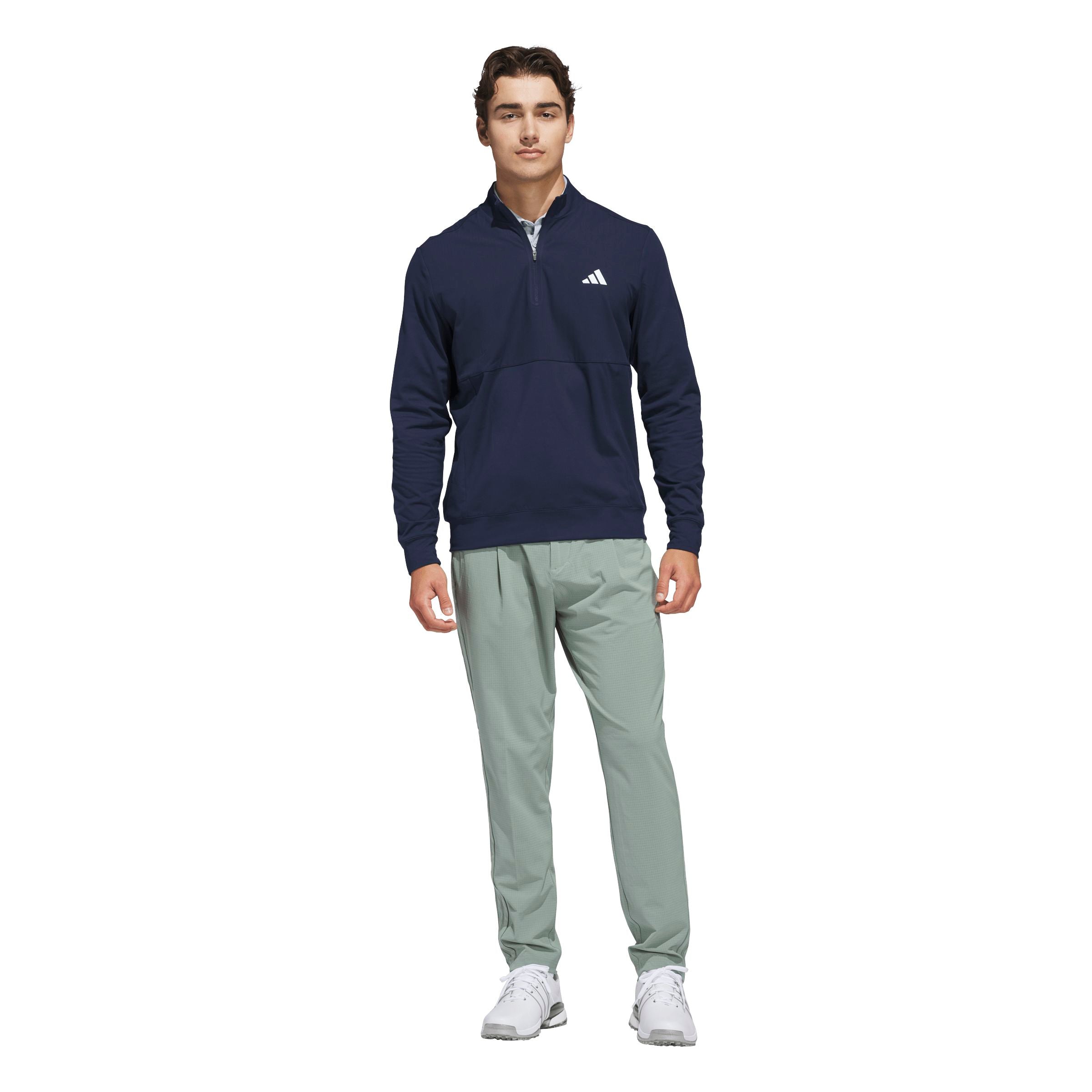 Adidas Sweat-shirt de golf Bleu Marine