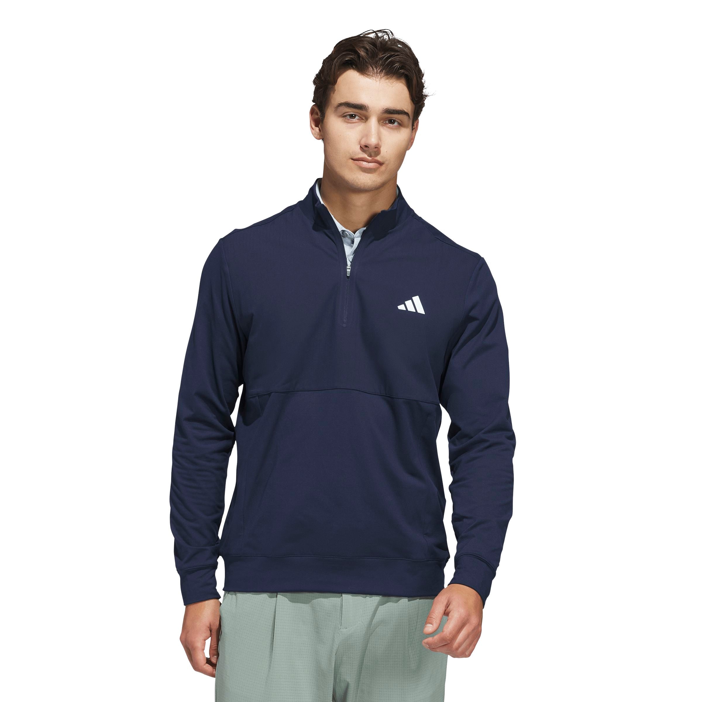 Adidas Sweat-shirt de golf Bleu Marine