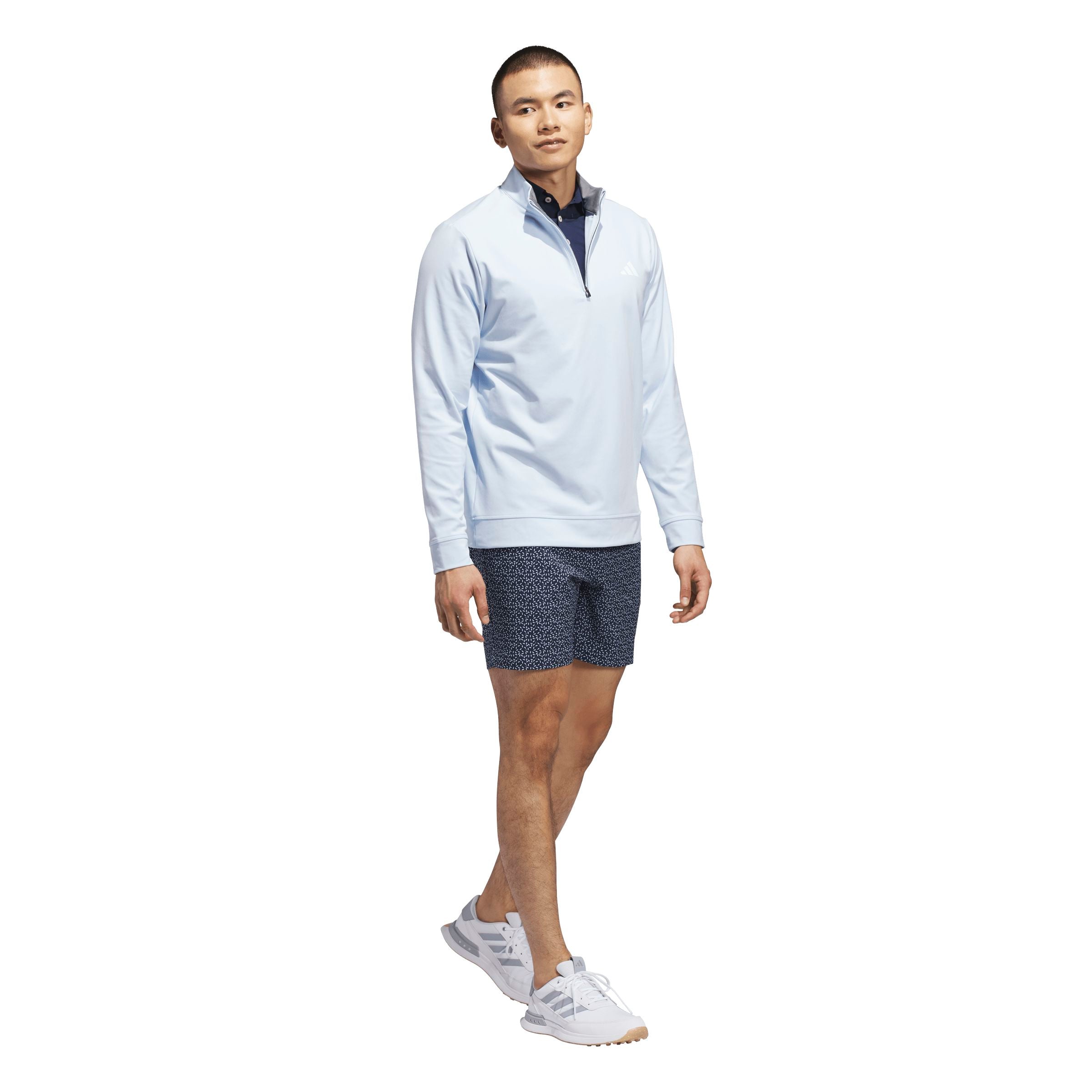 Adidas Sweatshirt 1/4 Zip Ultimate365 Bleu Ciel