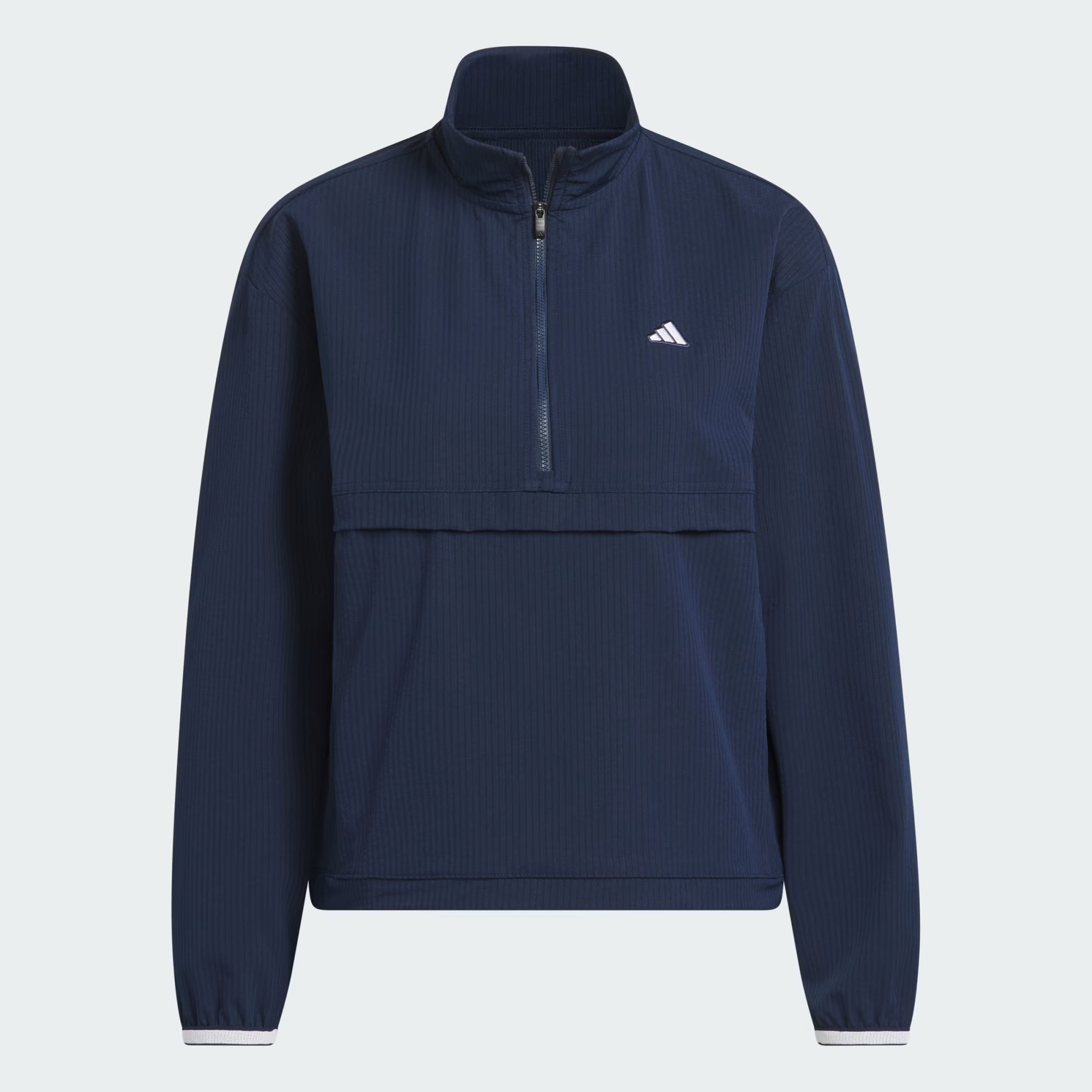 adidas Veste Golf Femme Demi-Zip Collegiate Bleu Marine