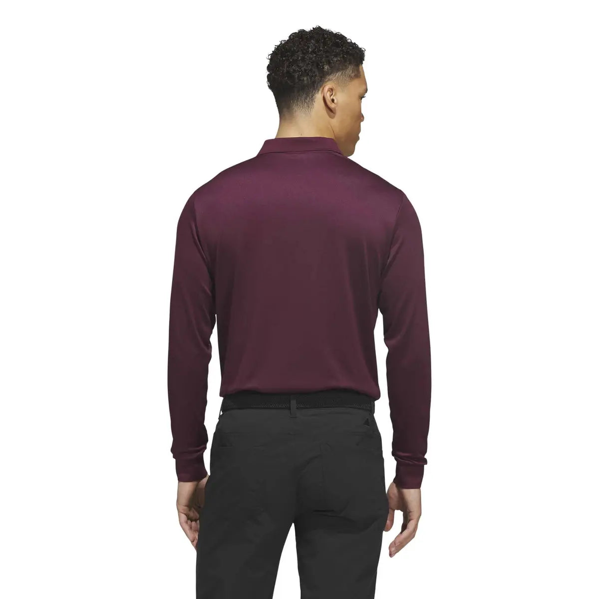 Adidas Polo Manches Longues Ultimate365 Maroon