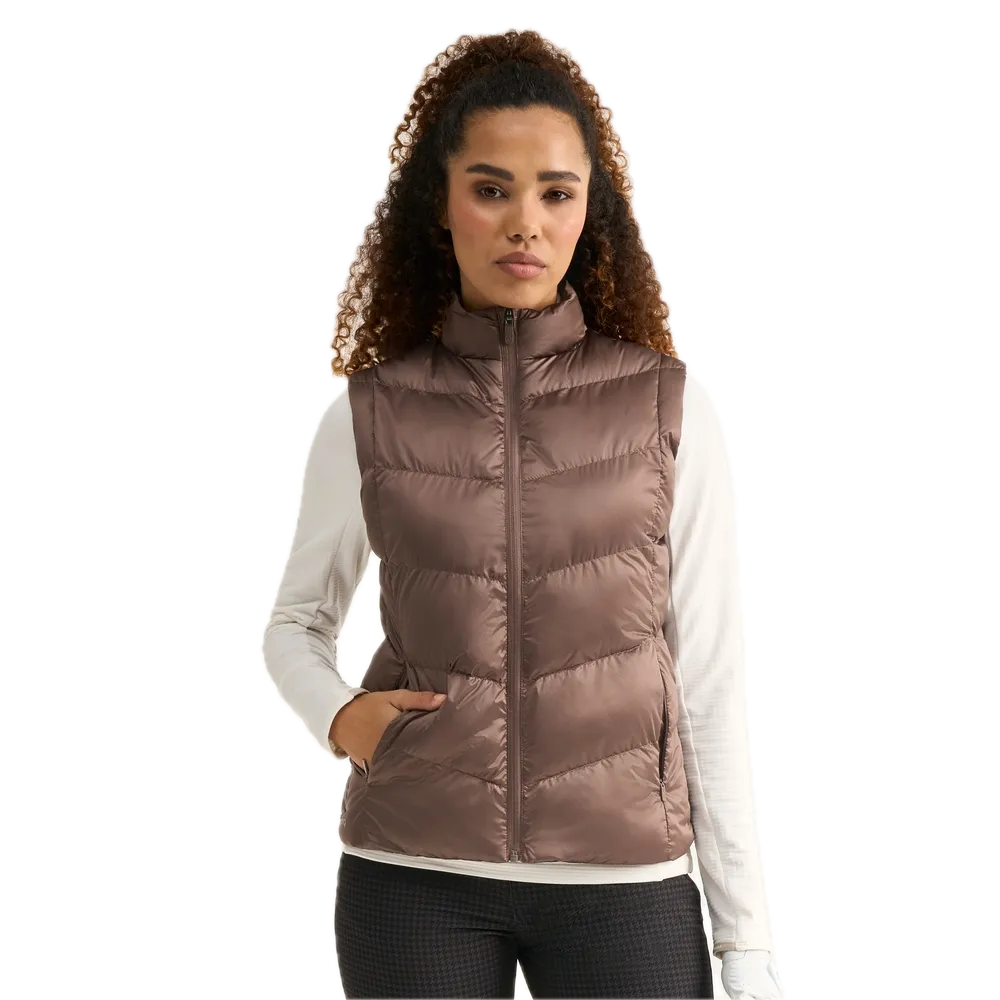 Ping Gilet sans manches matelassé Annalise Femme Café