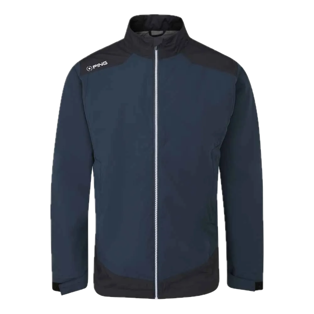 Ping Veste imperméable AquaDrive Bleu Oxford / Noir