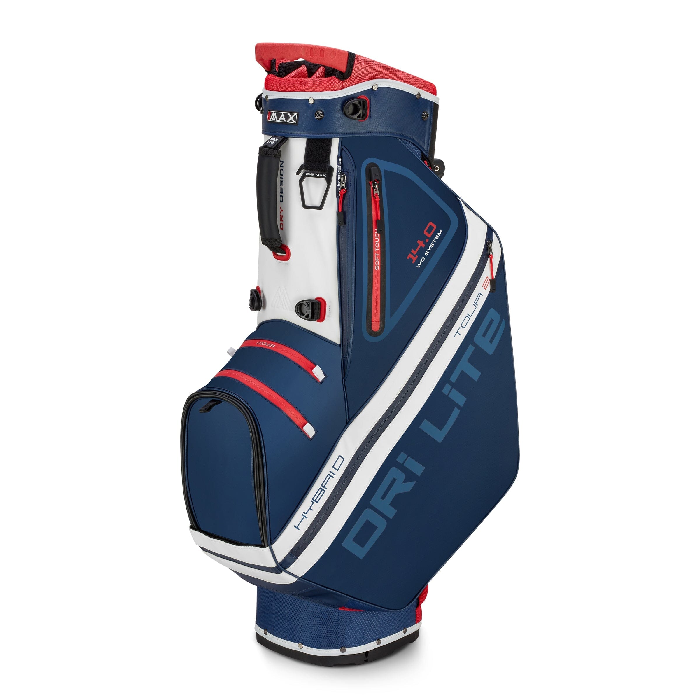 Big Max sac trépied Dri Lite Hybrid Tour 2 Bleu Blanc Rouge