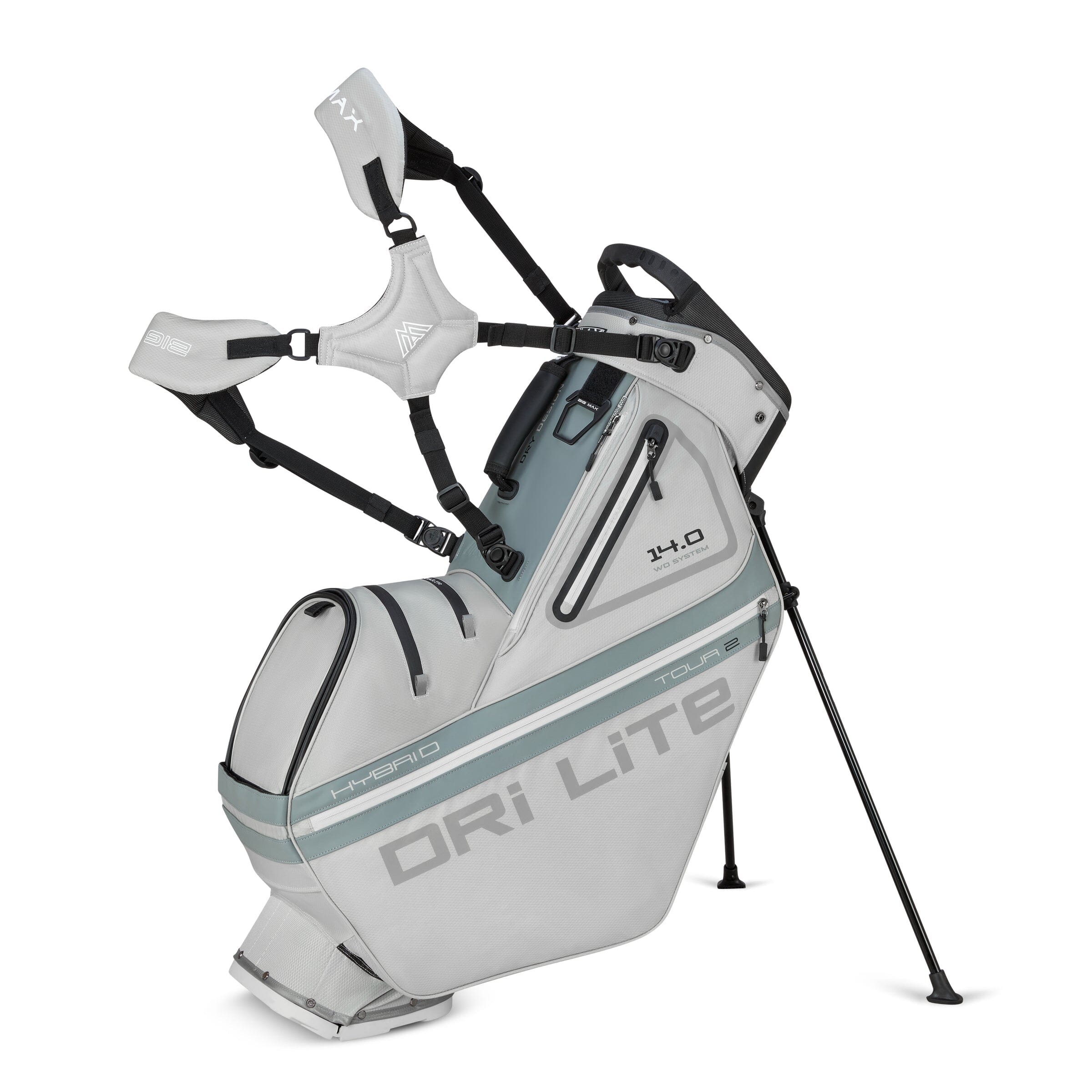 Big Max sac trépied Dri Lite Hybrid Tour 2 Gris Argent
