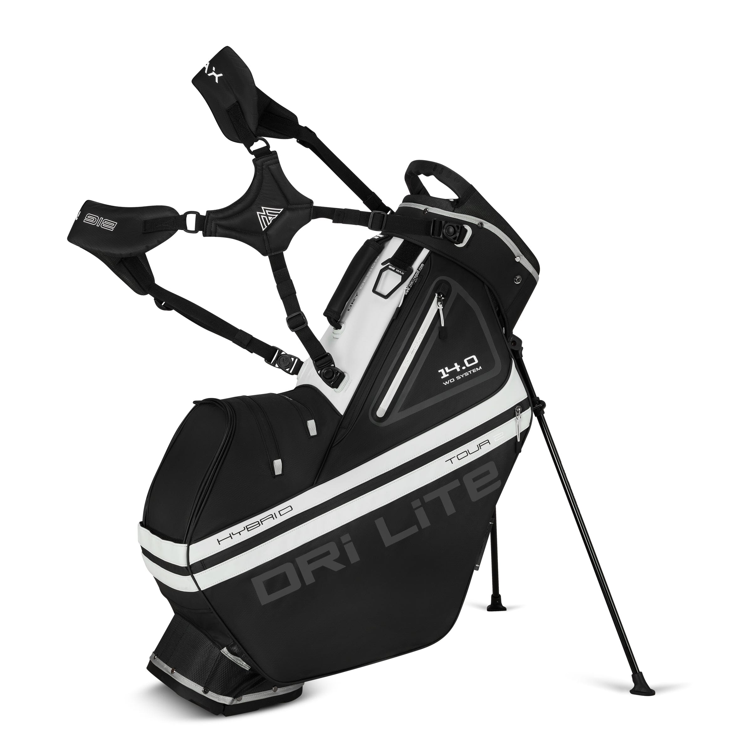 Big Max sac trépied Dri Lite Hybrid Tour 2 Noir Blanc