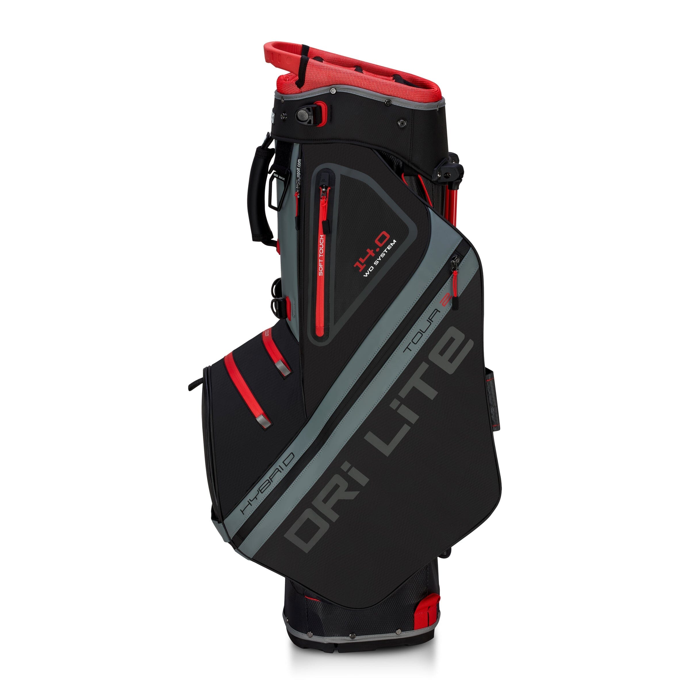 Big Max sac trépied Dri Lite Hybrid Tour 2 Noir Gris Rouge