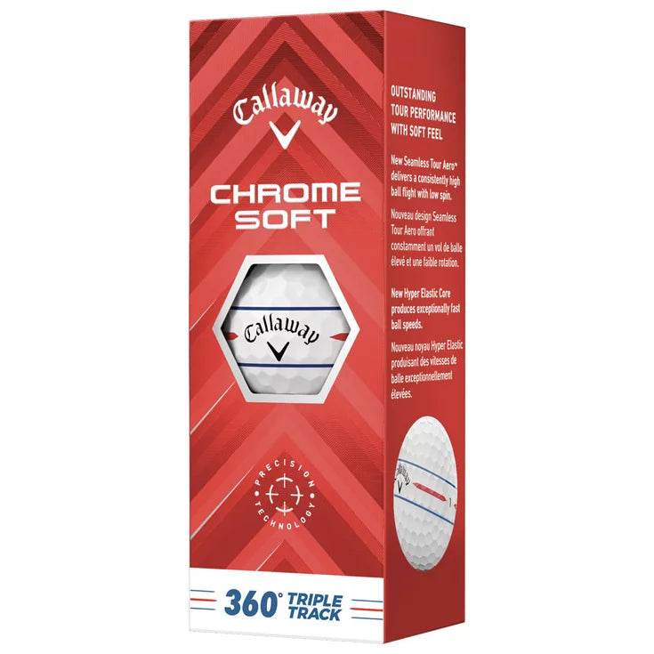 Callaway Balles Chrome Soft Triple Track 360 2024