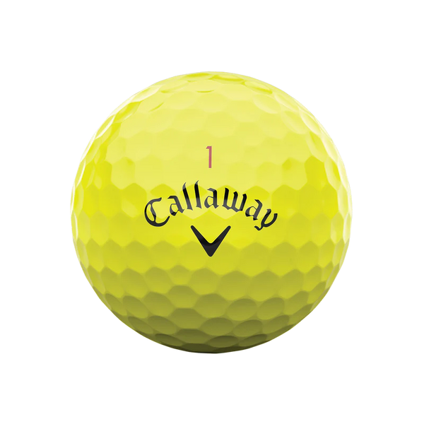 Callaway Balles Chrome Tour Yellow 2024 Balles Callaway Golf