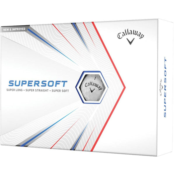 Callaway Balles Supersoft blanche logoté Eurogolf (boite de 12) Balles Callaway Golf