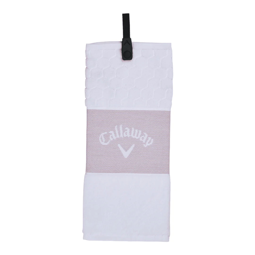 Callaway Golf Serviette Trifold Blanc Mauve