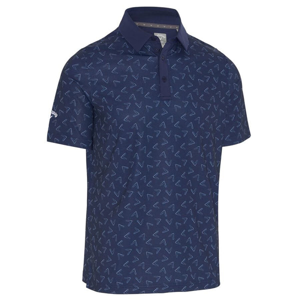 Callaway Polo Painted Chev Print Polos homme Callaway Golf