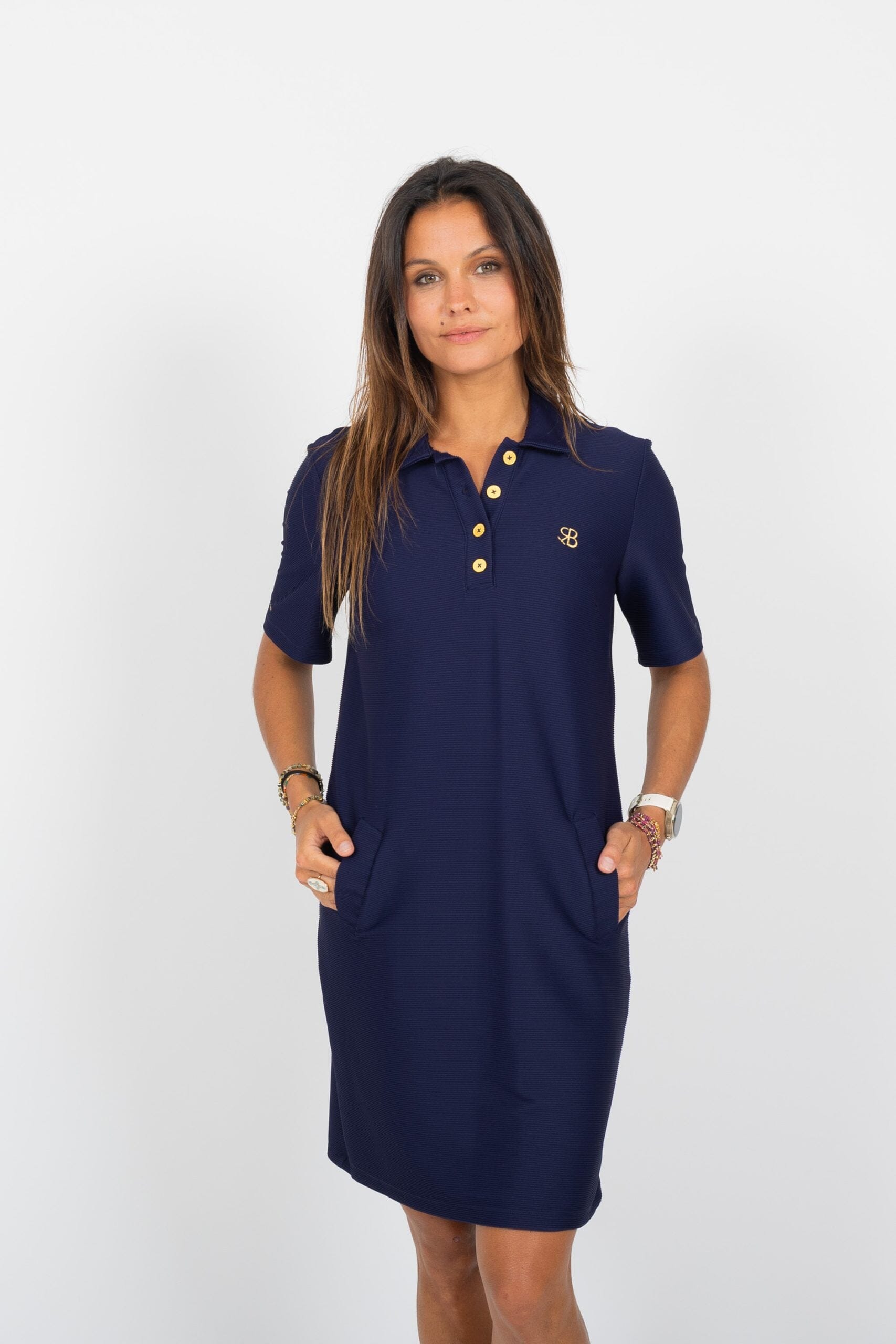 Chiberta Robe de golf ADEN femme Bleu Marine