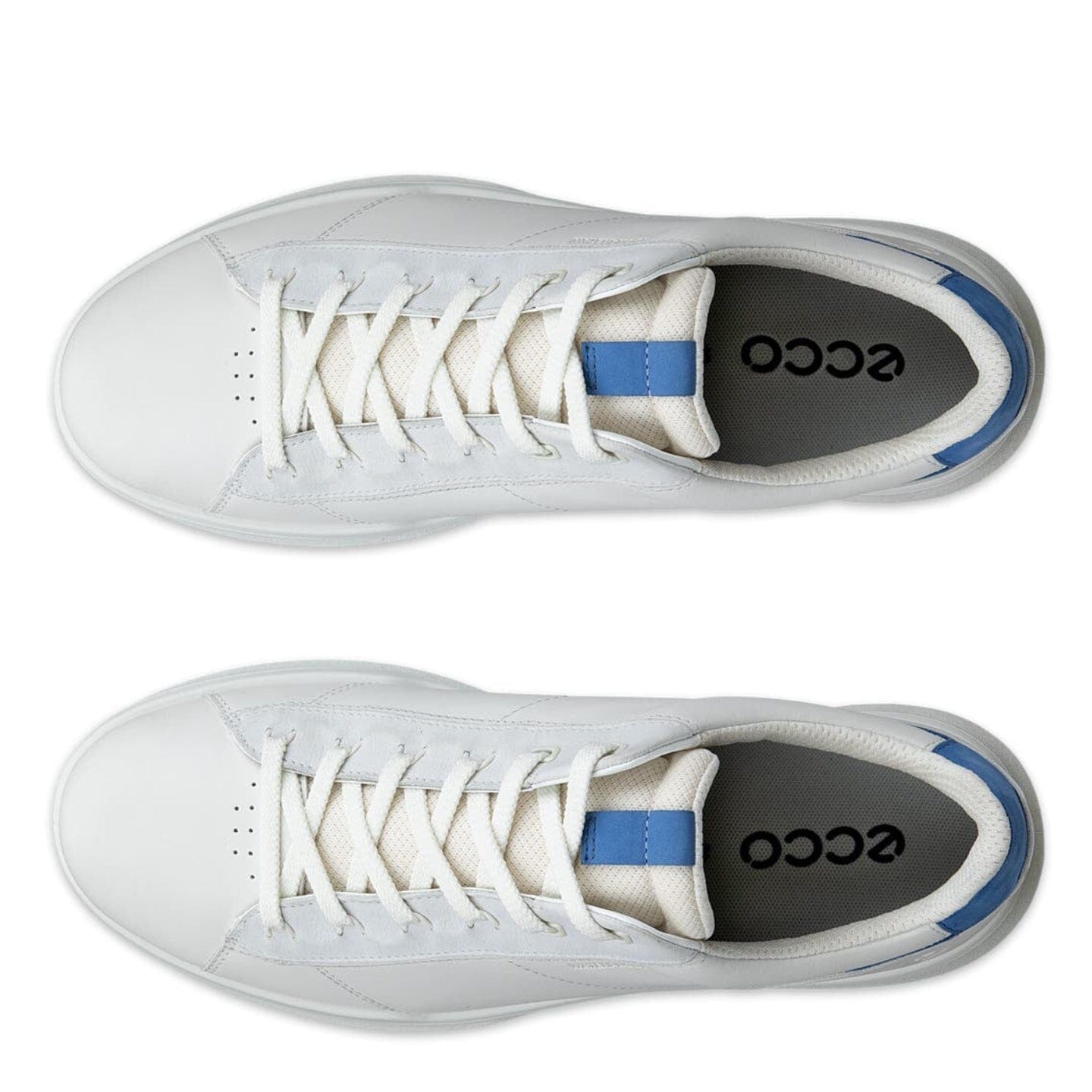ECCO chaussure de golf M GOLF Street Vibe Blanche Bleu
