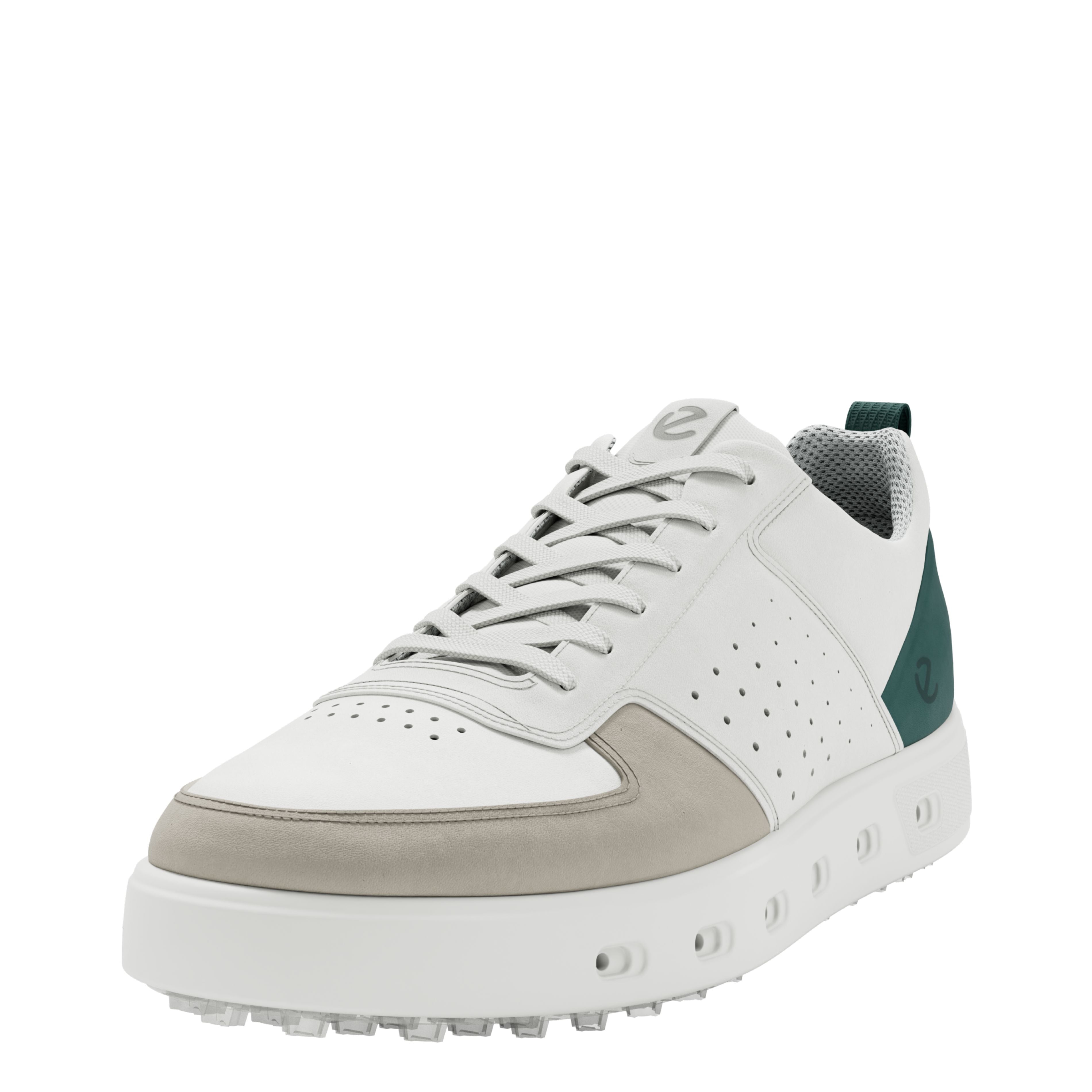 Ecco chaussure de golf Street 720 M Blanche Gravel Baygreen