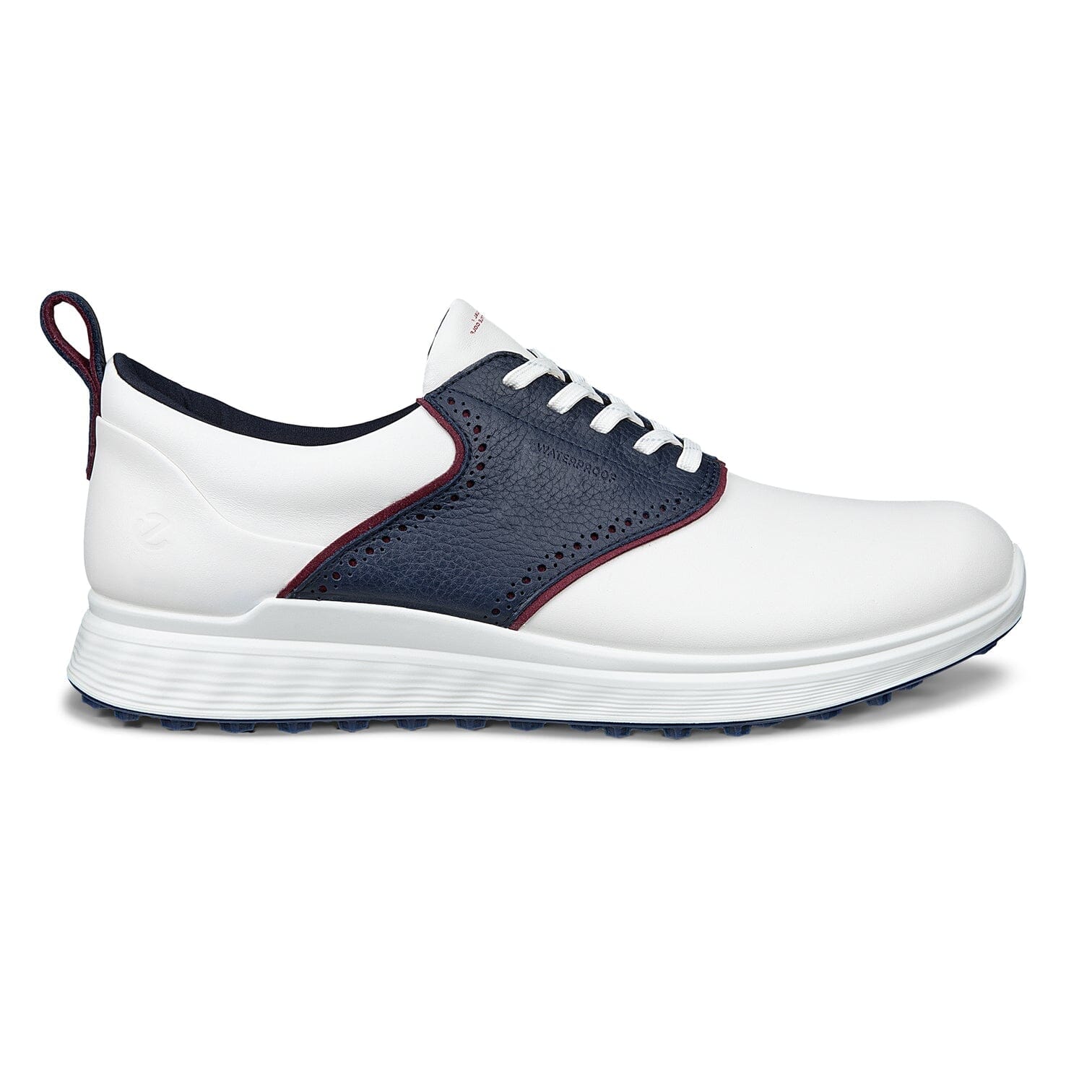 ECCO Chaussures de golf S-Casual Blanche Marine