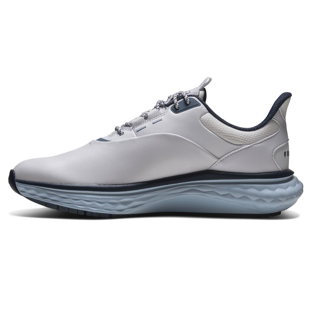 FootJoy chaussure de golf Quantum Leather Blanc Marine Bleu Ciel