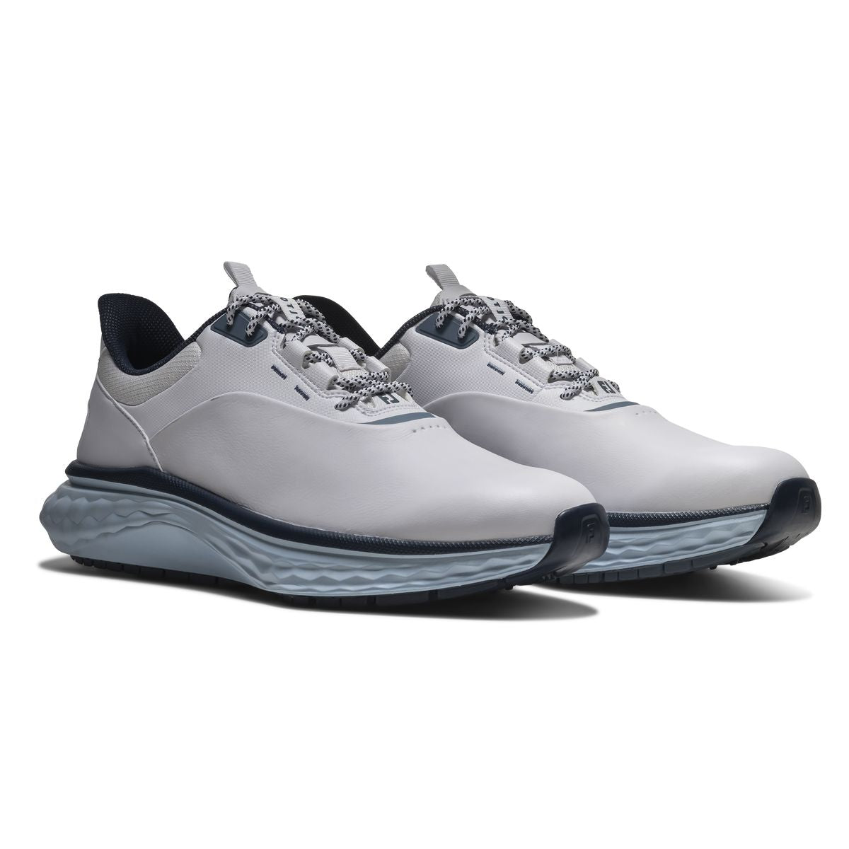 FootJoy chaussure de golf Quantum Leather Blanc Marine Bleu Ciel