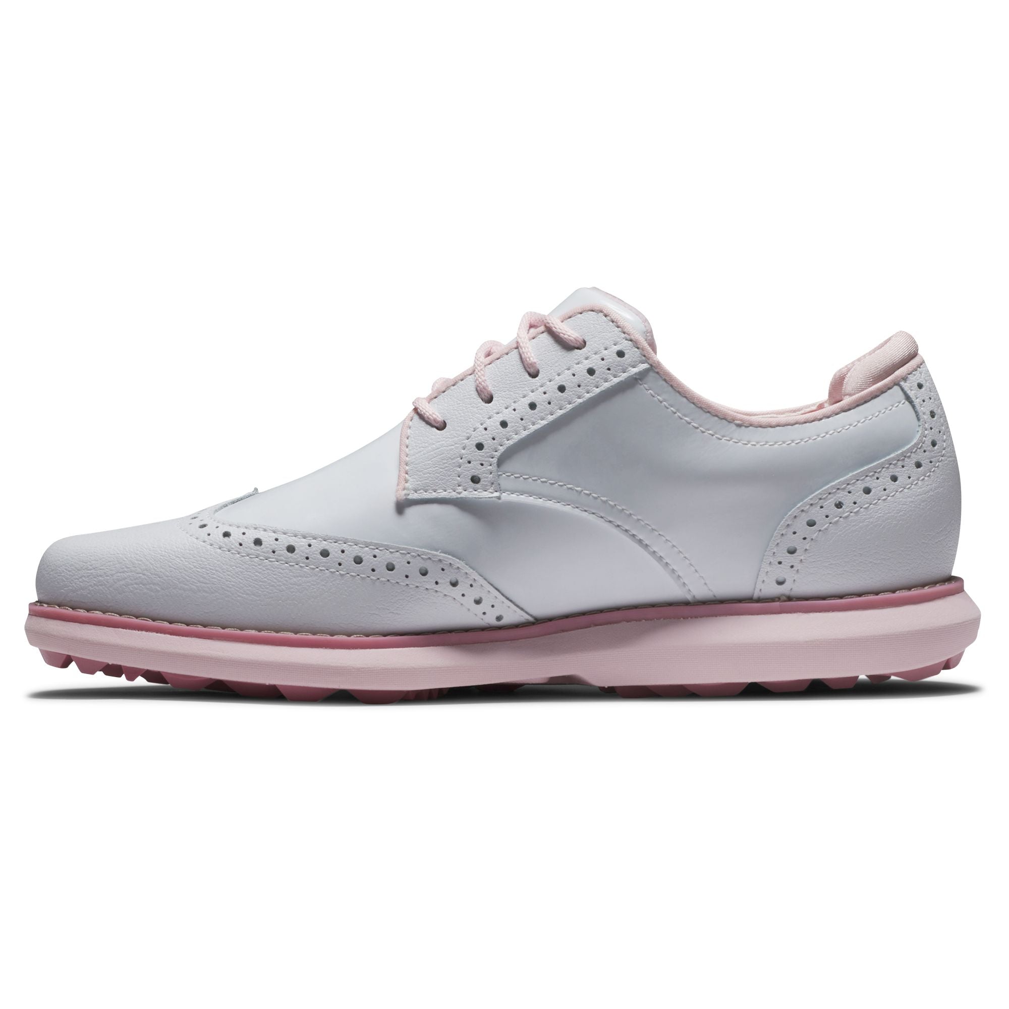 Footjoy Chaussure Femme sans crampon Traditions white pink