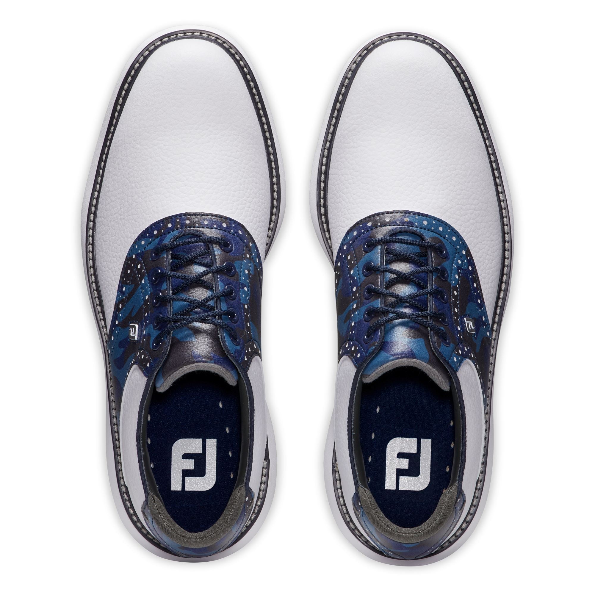 Footjoy Chaussure Homme Tradition Blanc Navy camo