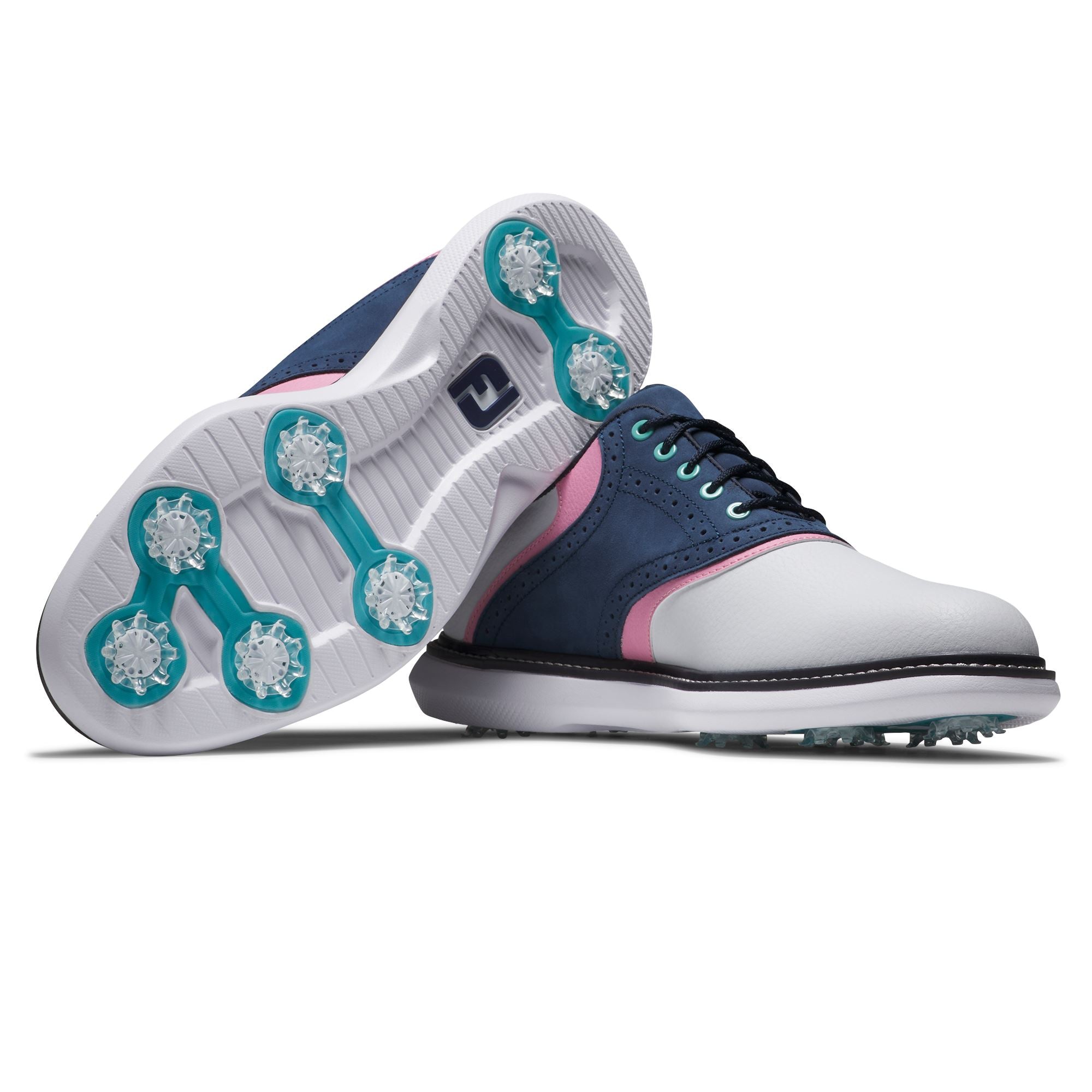 Footjoy Chaussure Homme Traditions Blanche navy rose