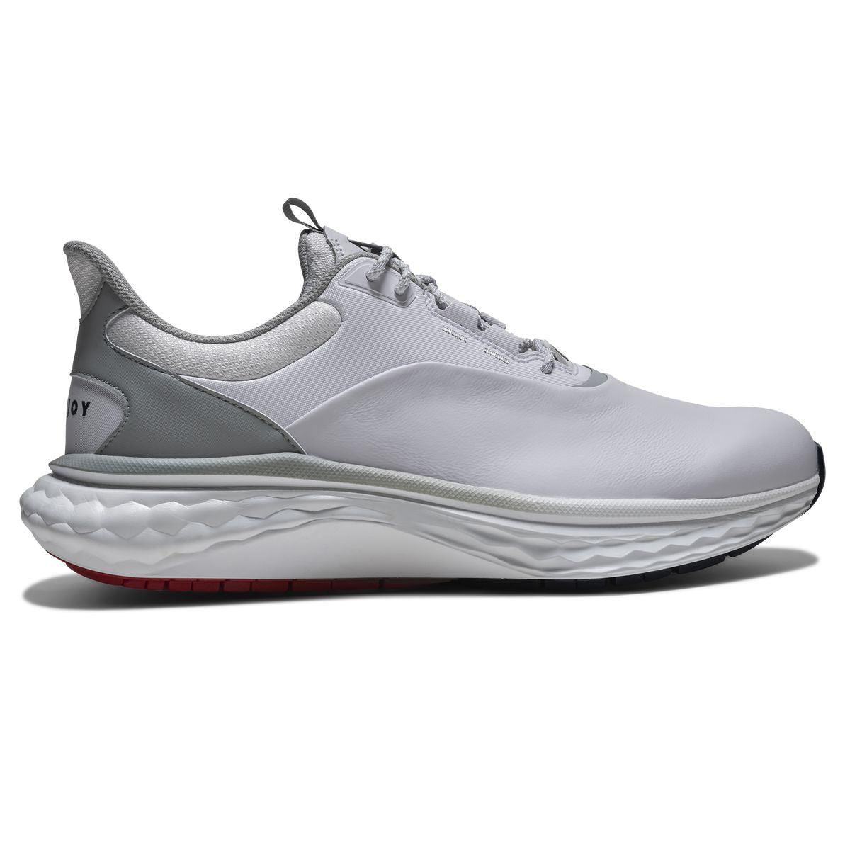 FootJoy chaussure Quantum Leather Blanc Gris - Confort & Style moderne