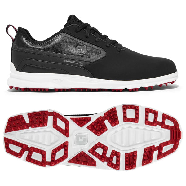 Footjoy Chaussure Superlite XP Black White Red Chaussures homme FootJoy