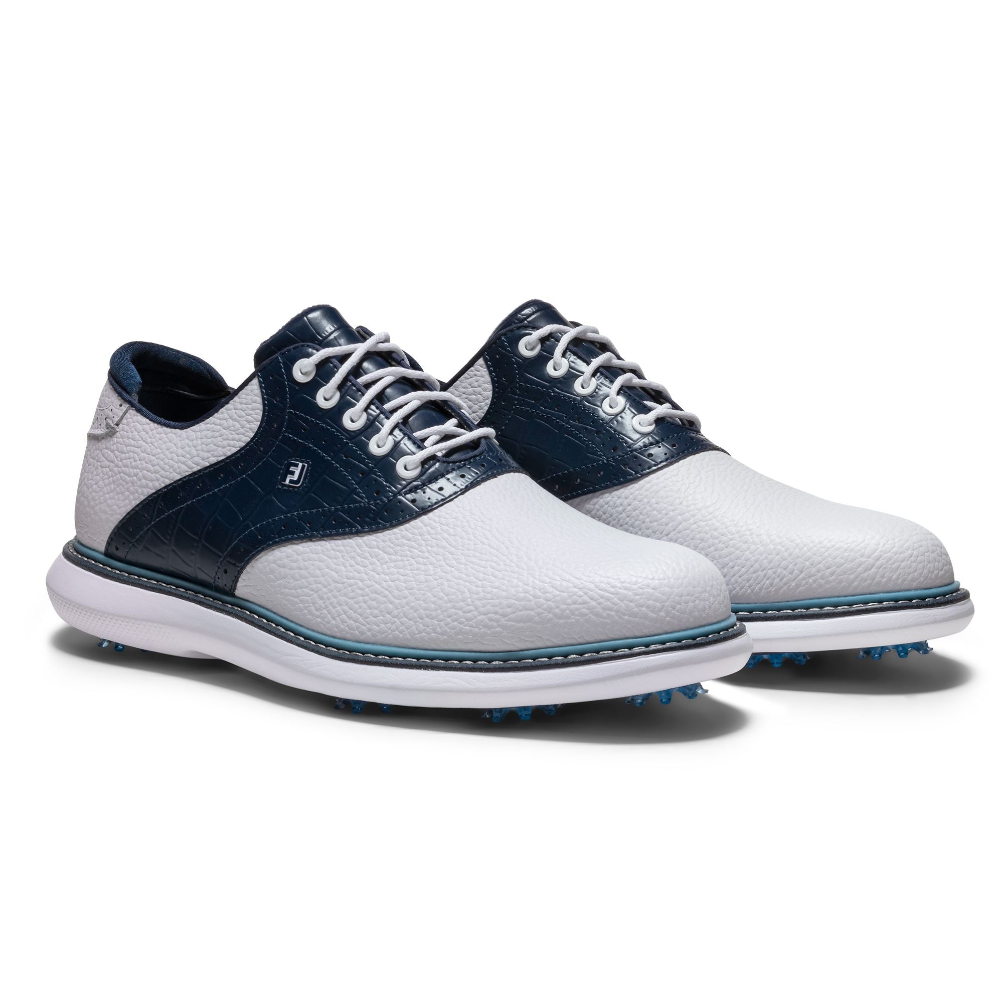 FootJoy Chaussures Traditions Blanc Marine Bleu