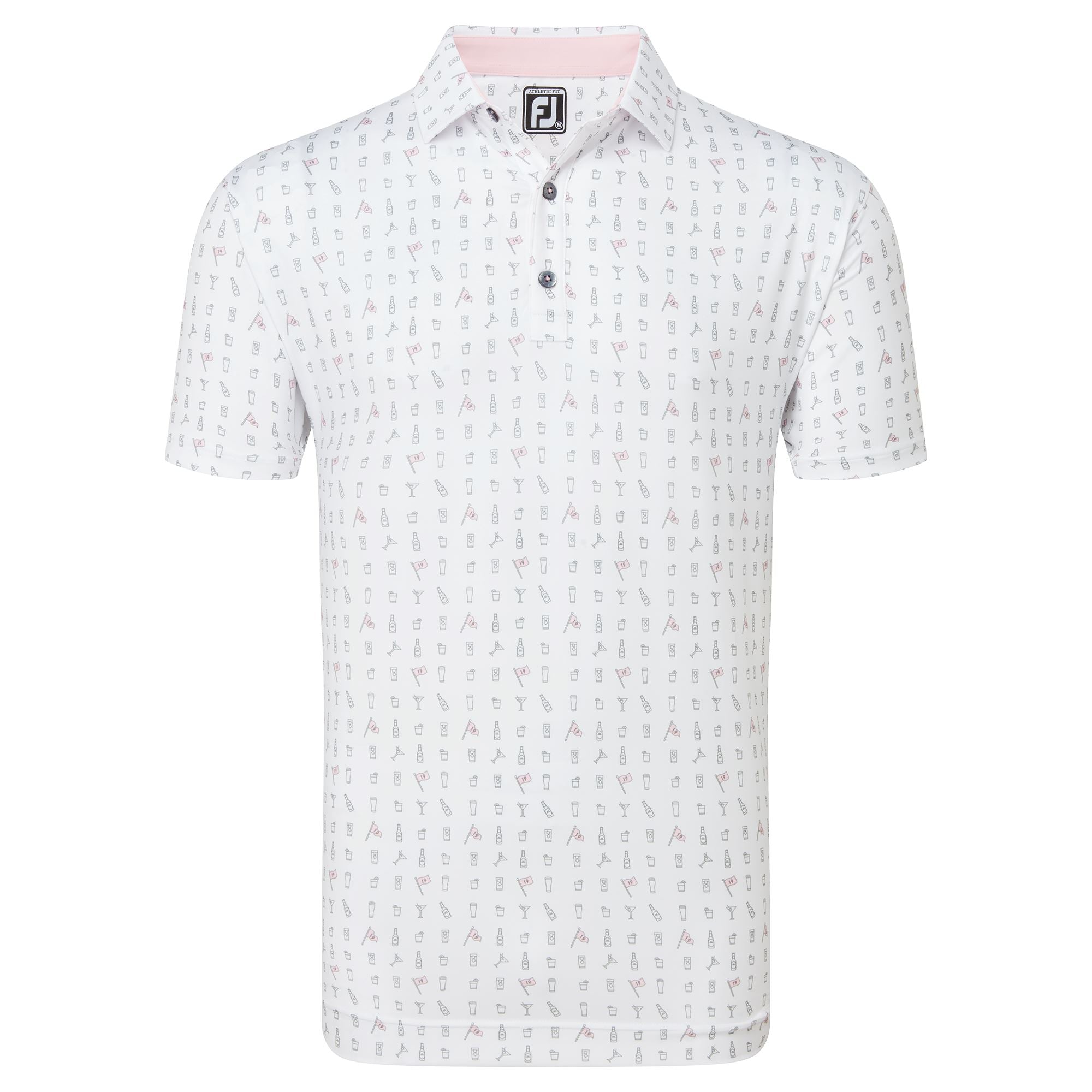 Footjoy polo 19TH Hole White