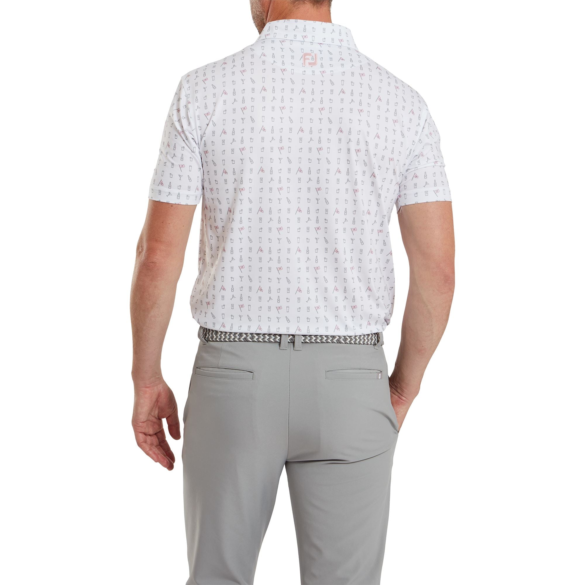 Footjoy polo 19TH Hole White