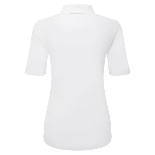 Footjoy polo femme en fil d'Écosse 1/2 manches froncées