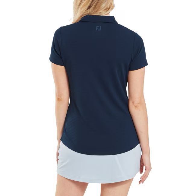 Footjoy polo femme Jacquard manches courtes
