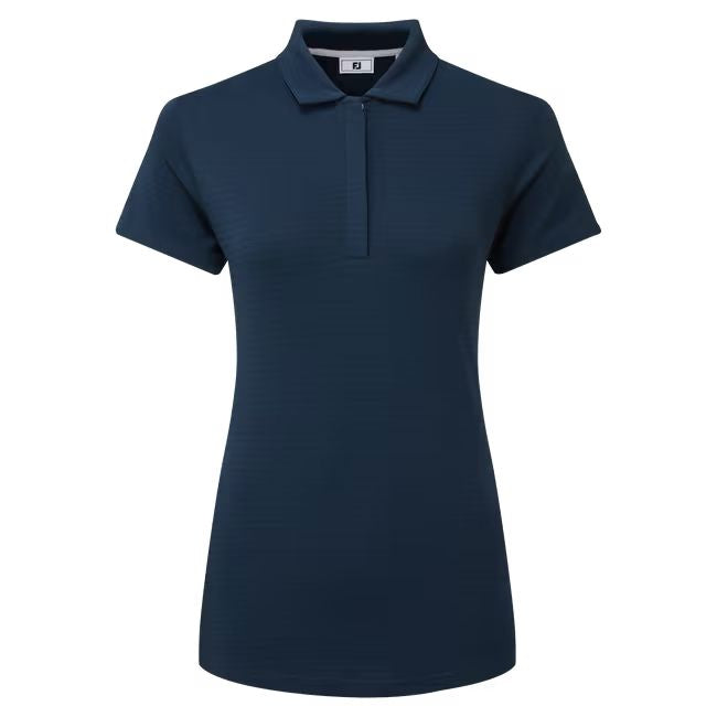 Footjoy polo femme Jacquard manches courtes