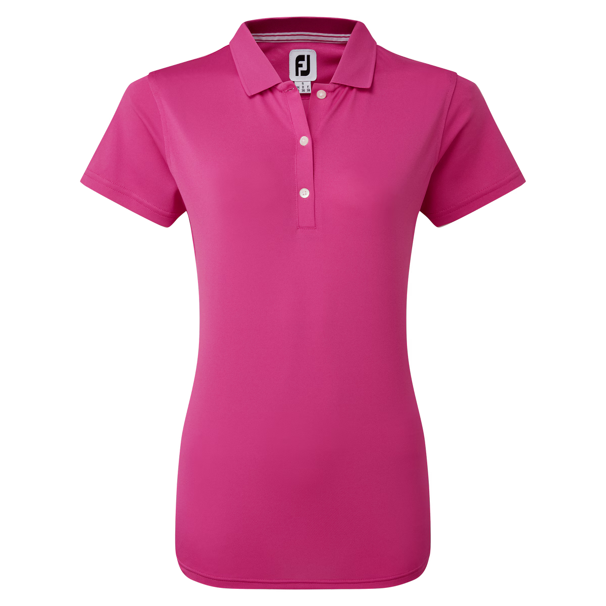 Footjoy Polo Femme Piqué uni Rose