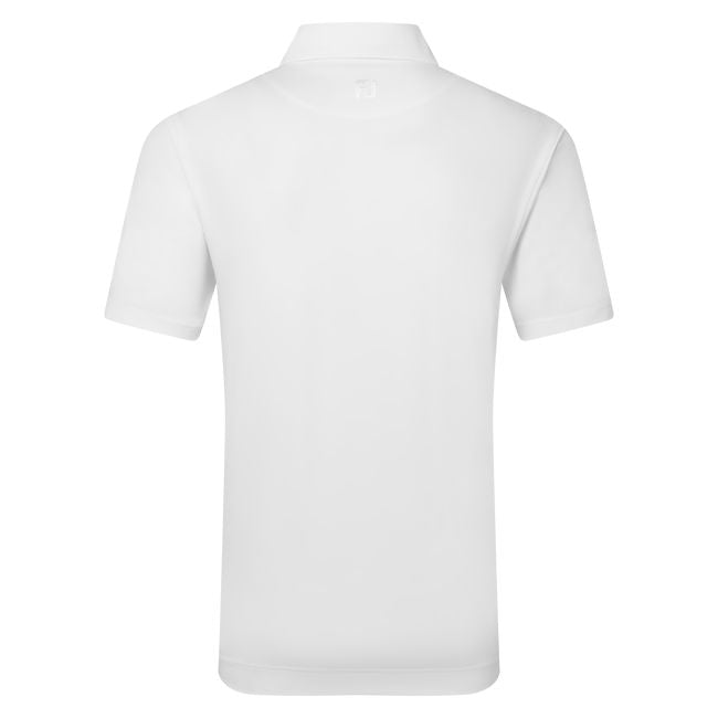 Footjoy Polo Fil d’Écosse Uni Blanc