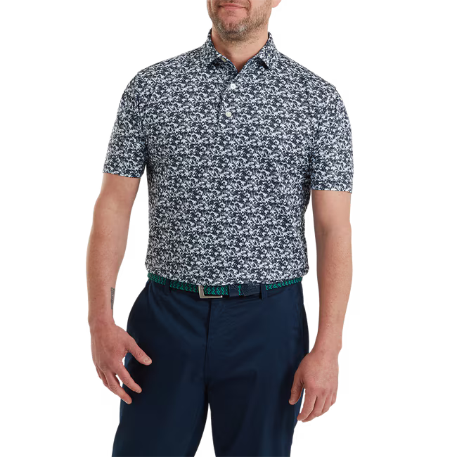 Footjoy polo imprimé palmiers