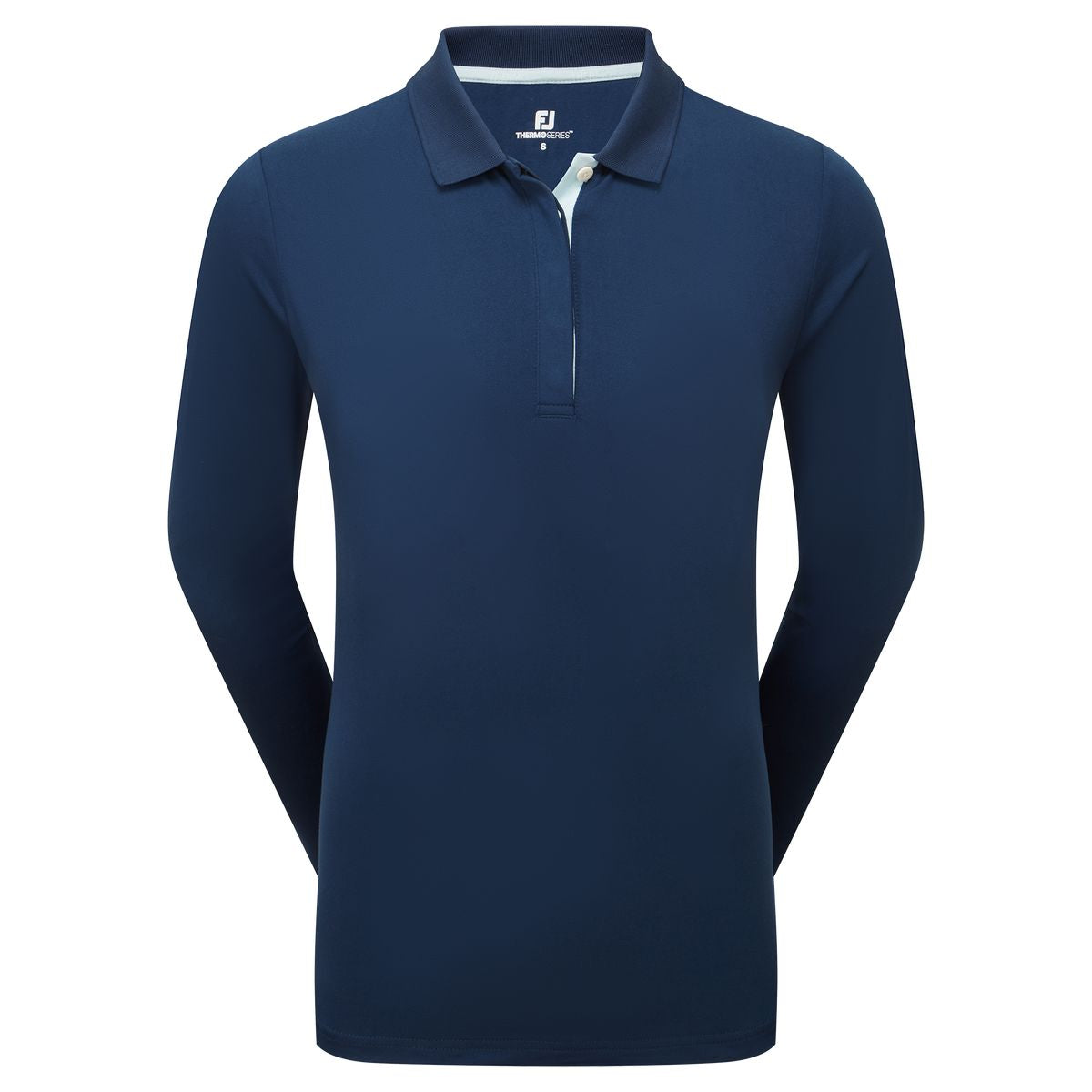 FootJoy Polo Manches Longues ThermoSeries Femme Bleu Marine
