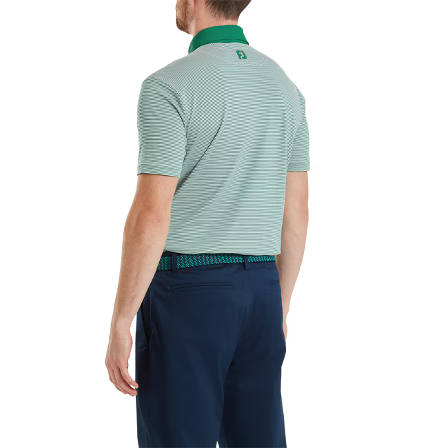 Footjoy Polo Piqué à Rayures Fines