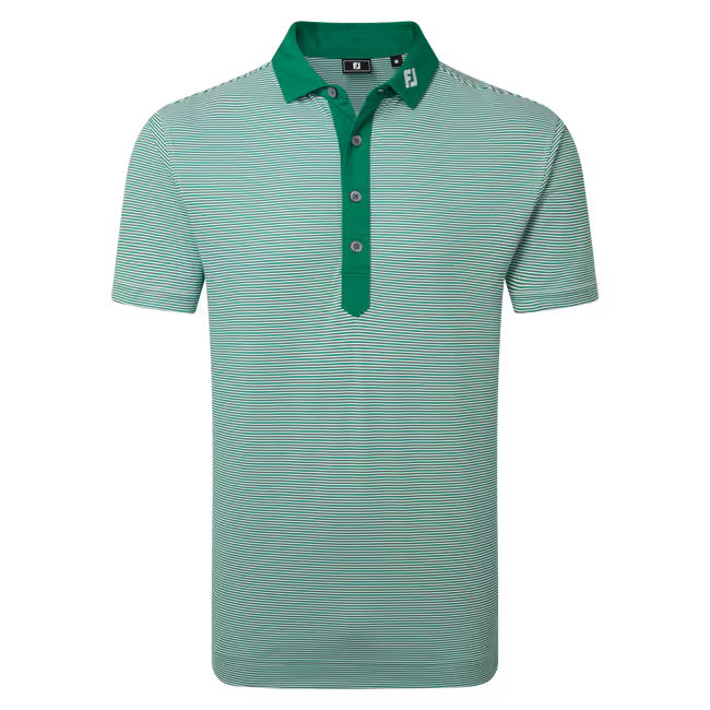 Footjoy Polo Piqué à Rayures Fines