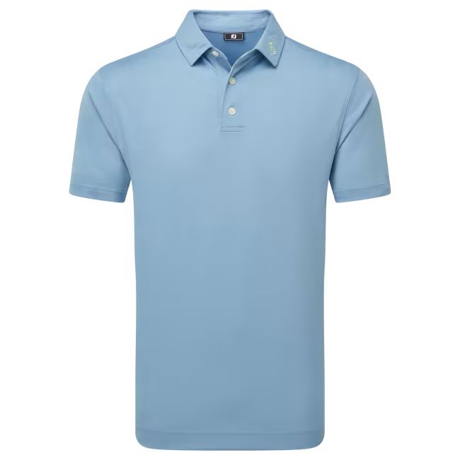 Footjoy polo Pique uni Bleu ciel