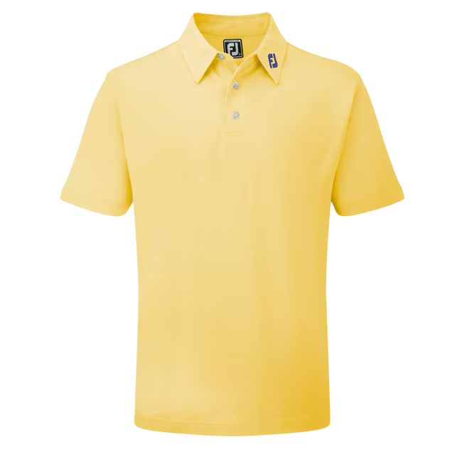 Footjoy polo Stretch Piqué Solid Jaune