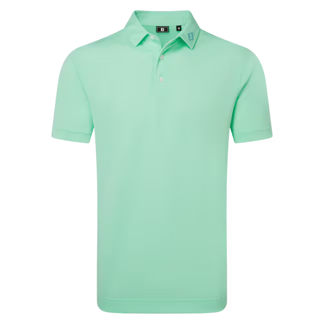 Footjoy Polo Stretch Piqué Vert Eau